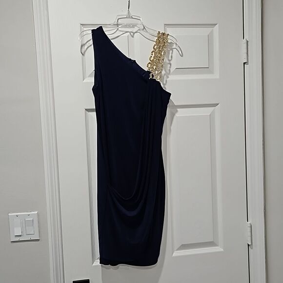 Aqua Cocktail Dress - Picture 1 of 4